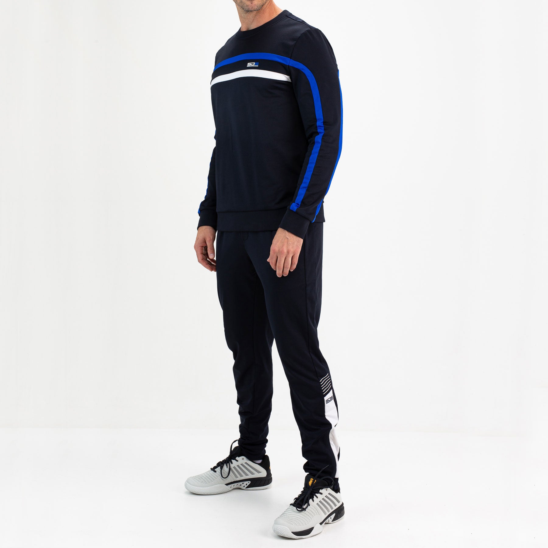 Sjeng Sports Arav Men's Tennis Sweater - Dark Blue (4)