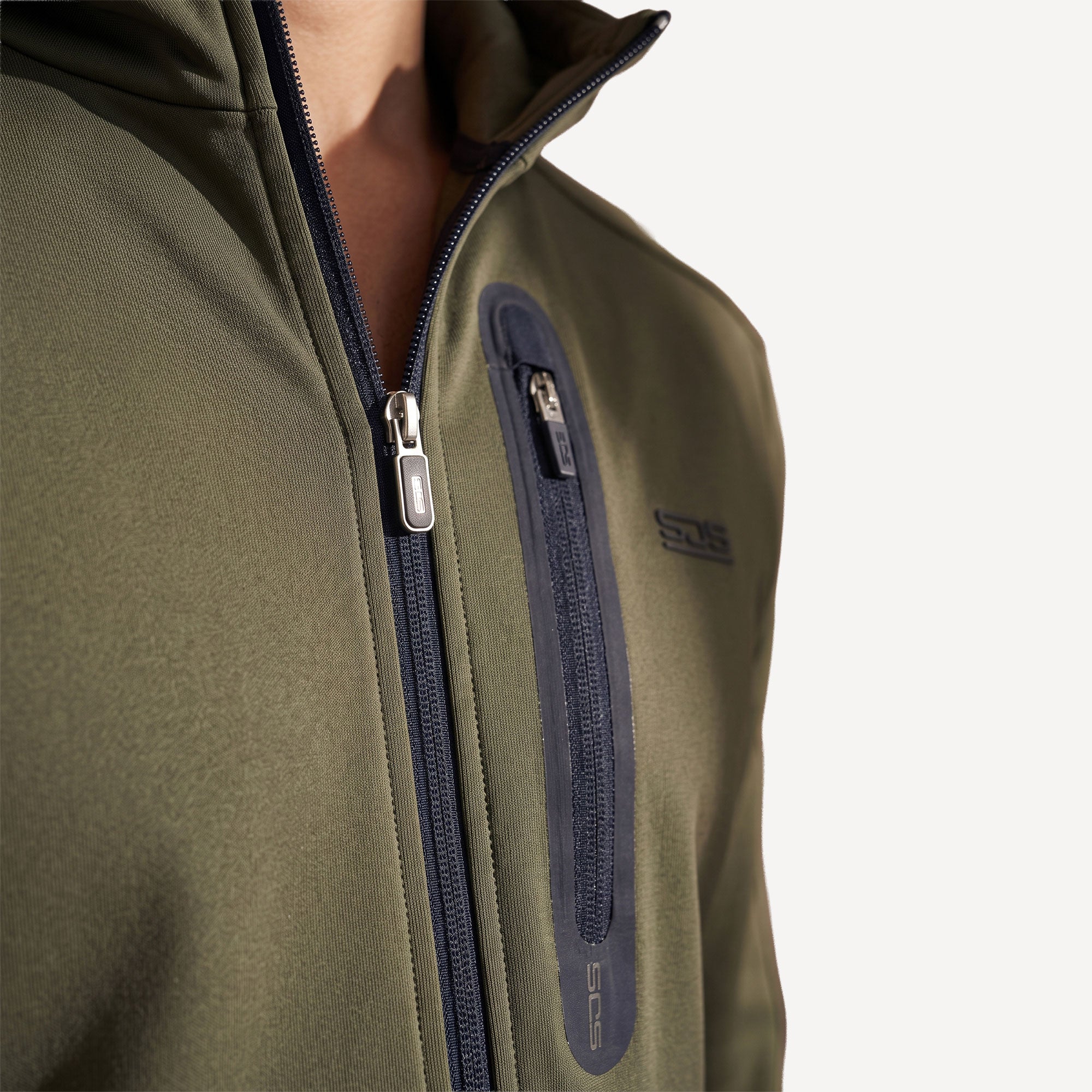 Sjeng Sports Arno Men's Hooded Tennis Jacket - Green (6)