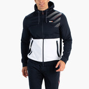 Sjeng Sports Ayden Men's Hooded Tennis Jacket Dark Blue (1)