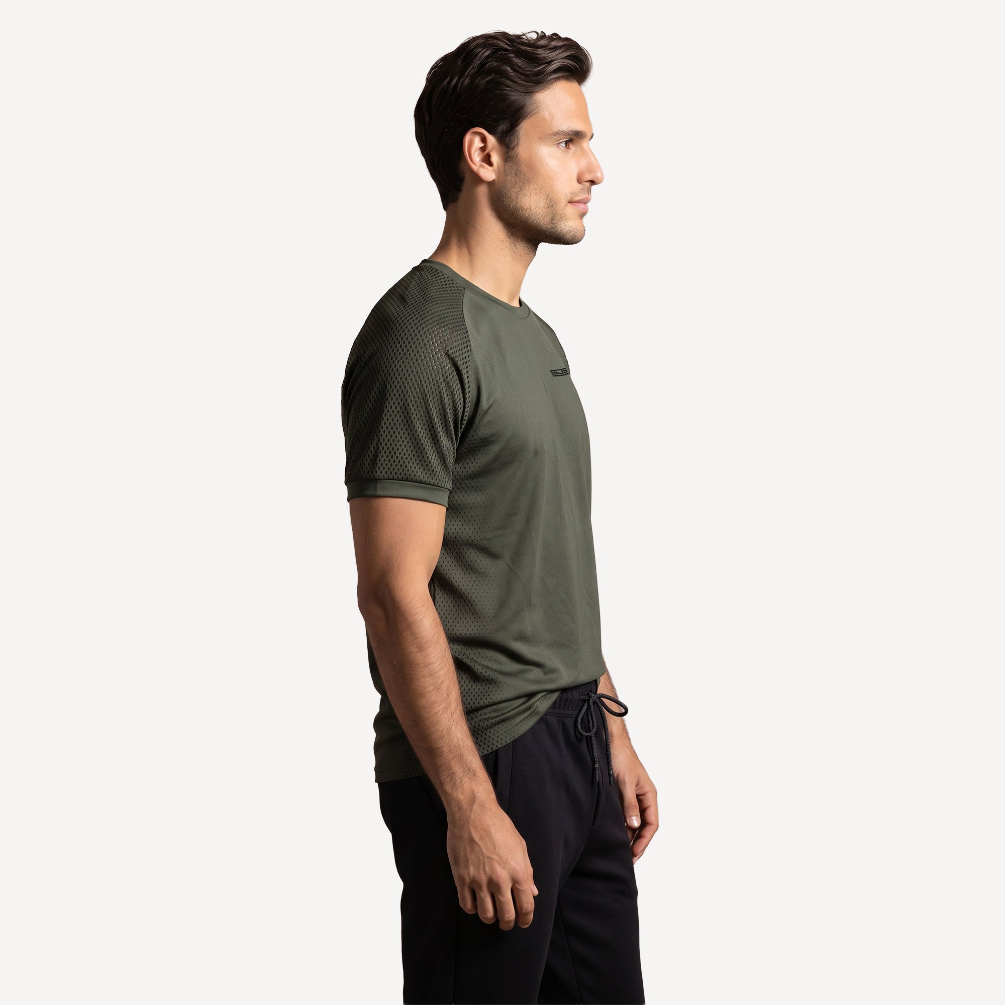 Sjeng Sports Bas Men's Tennis Shirt - Green (3)