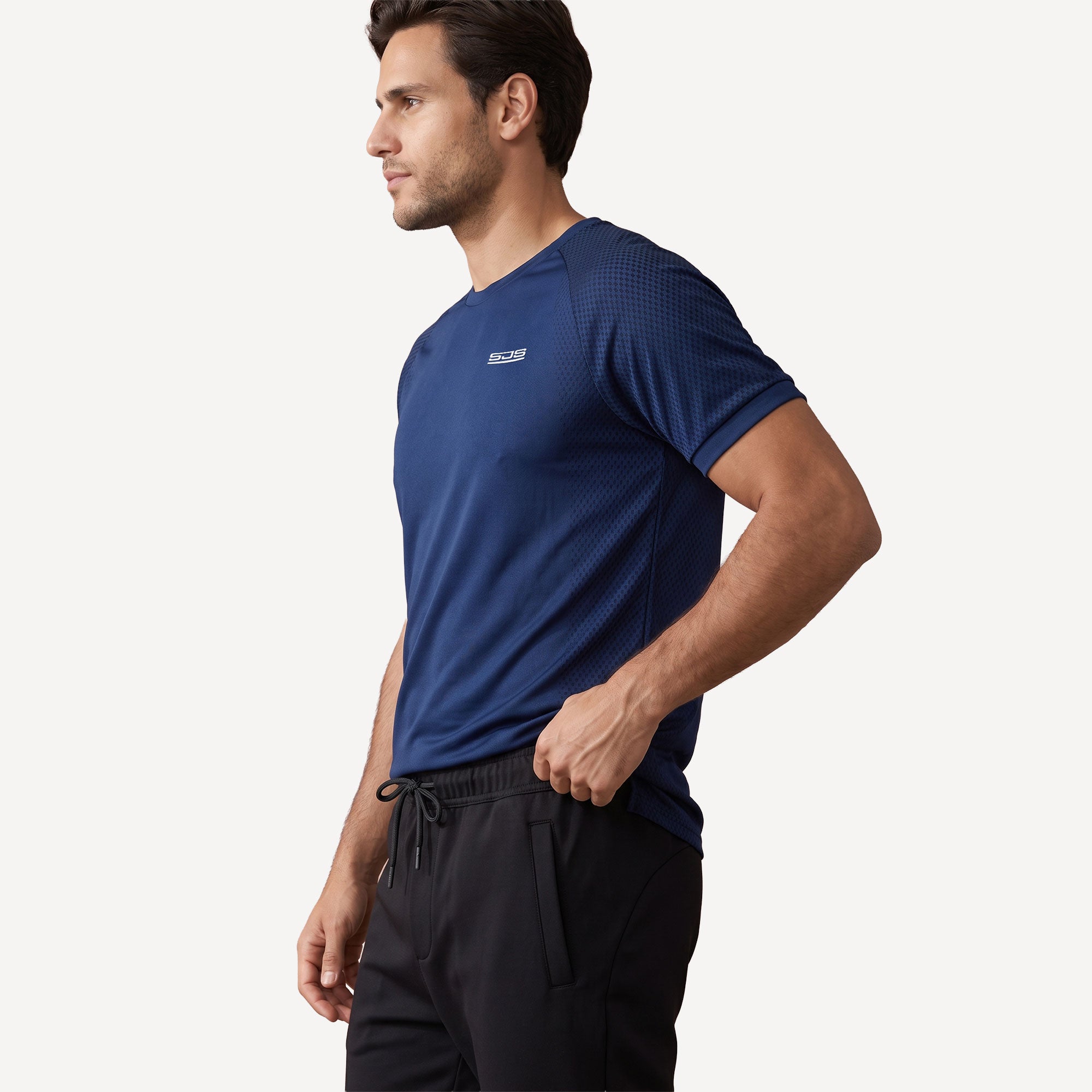 Sjeng Sports Bas Men's Tennis Shirt - Blue (4)