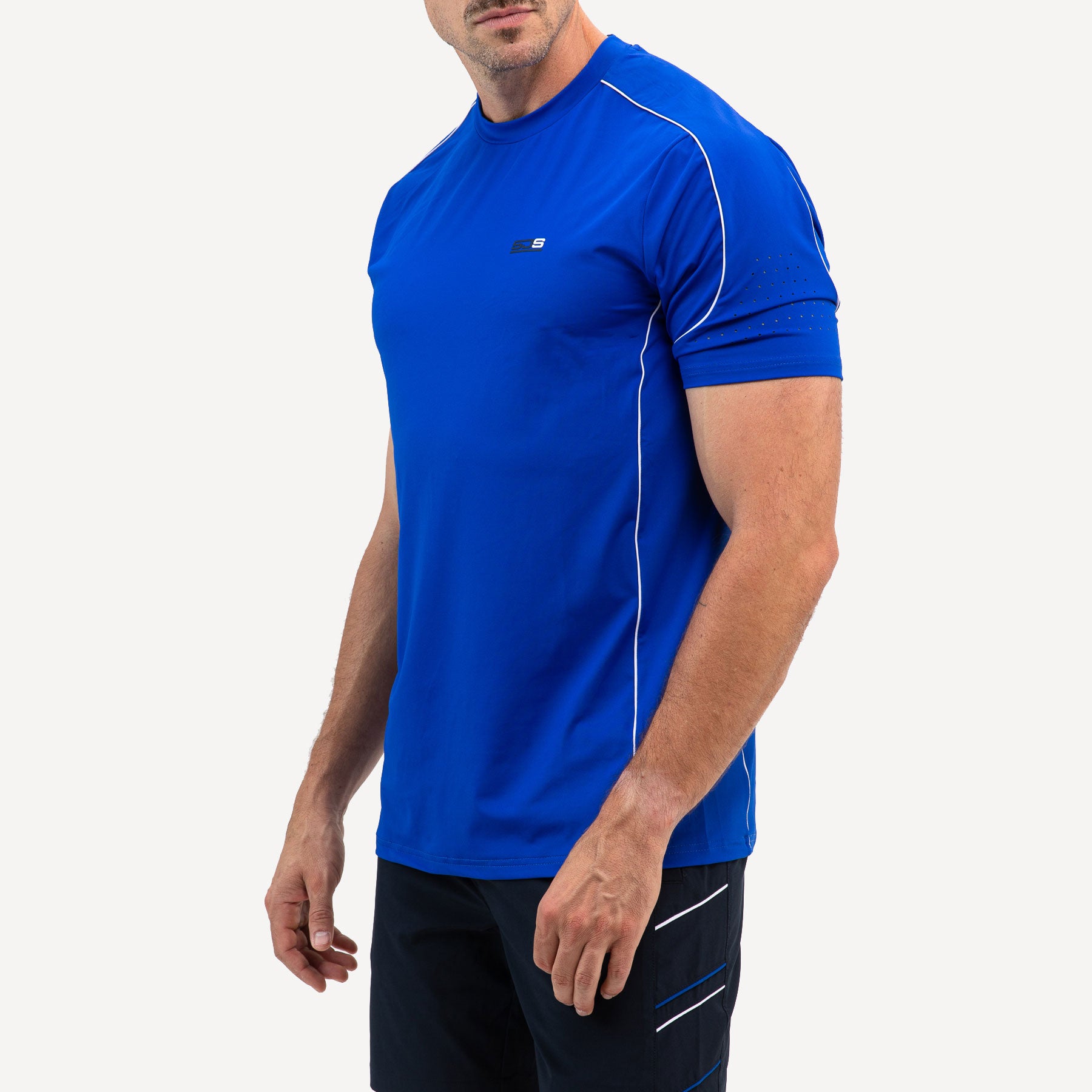 Sjeng Sports Brayen Men's Tennis Shirt - Blue (1)