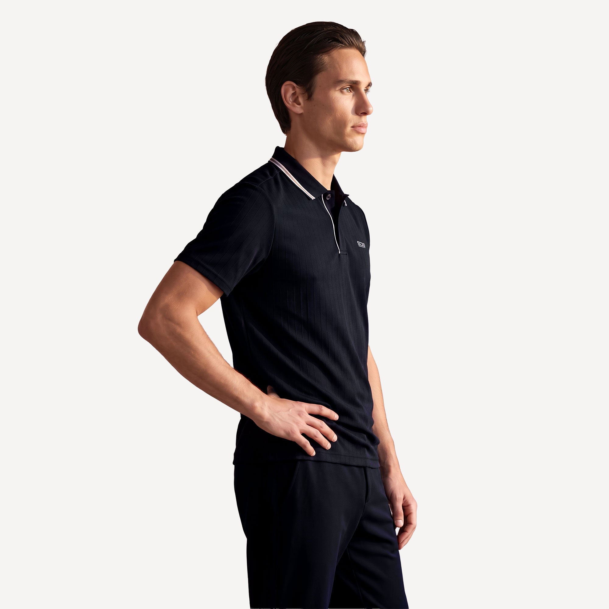 Sjeng Sports Cato Men's Tennis Polo - Dark Blue (3)