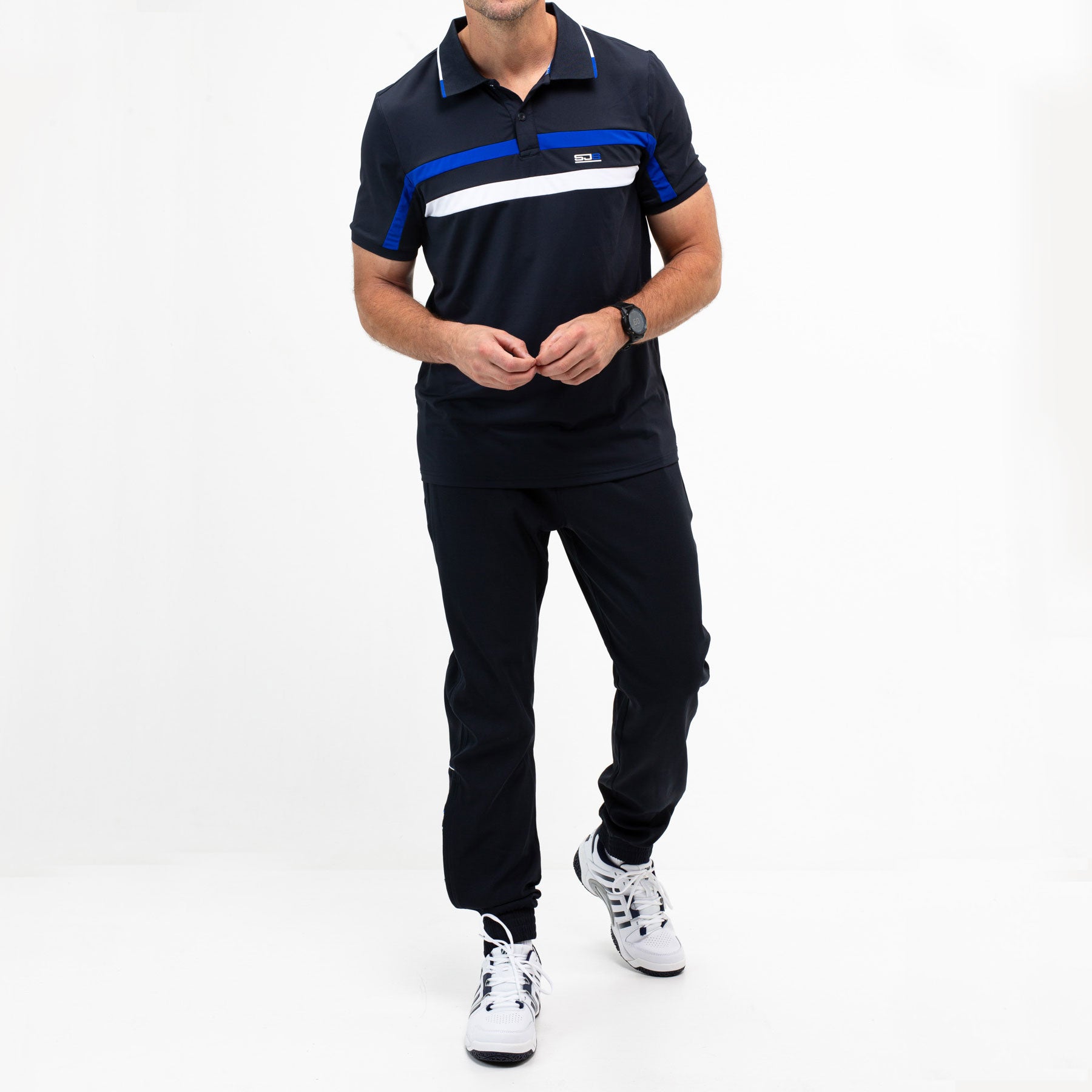 Sjeng Sports Ceder Men's Tennis Polo - Dark Blue (4)