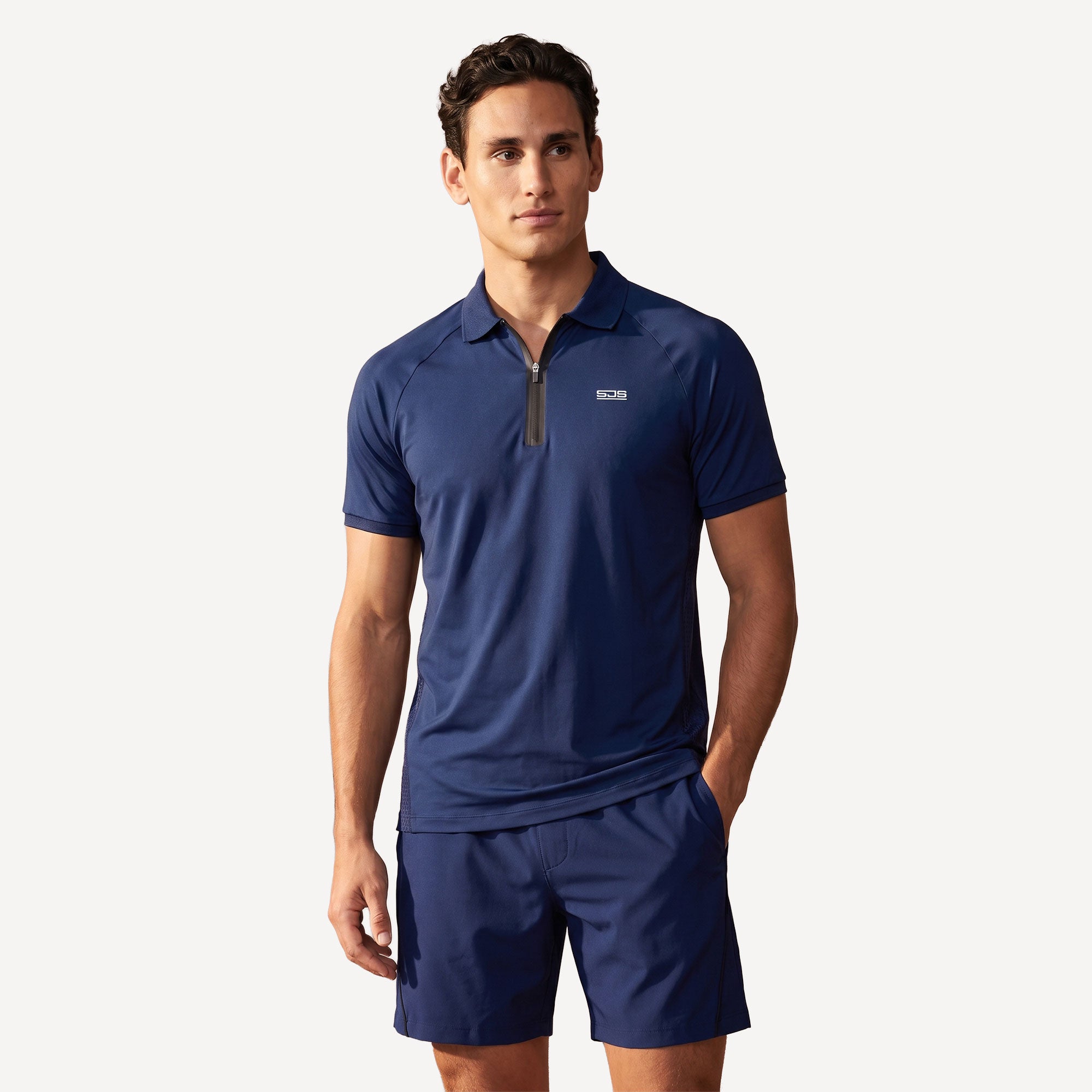 Sjeng Sports Chet Men's Tennis Polo - Blue (1)