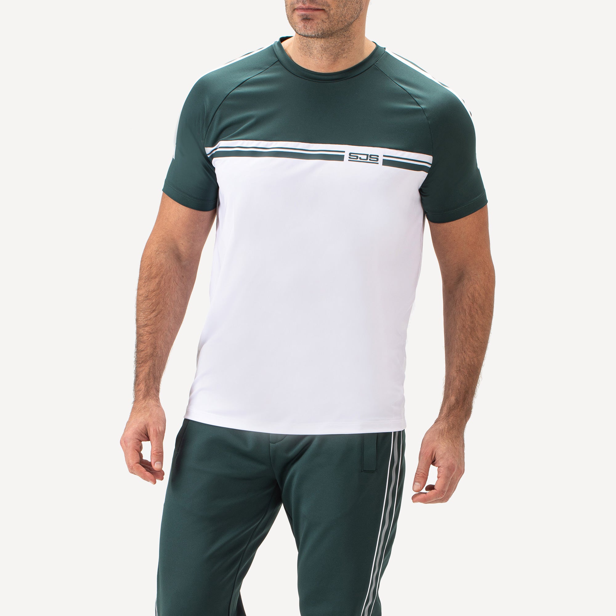 Sjeng Sports Coster Men's Tennis Shirt - Green (1)