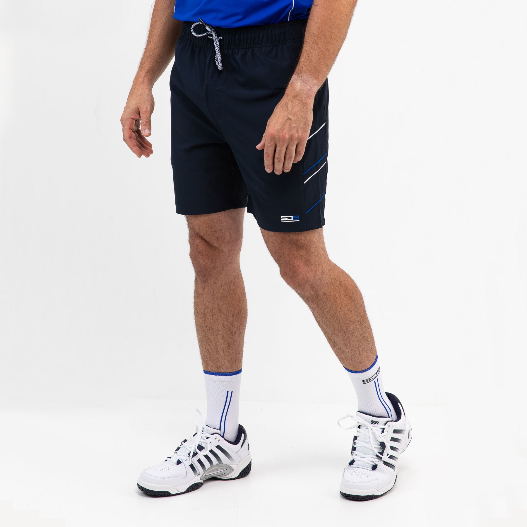 Sjeng Sports Enric Men's Tennis Shorts - Dark Blue (1)