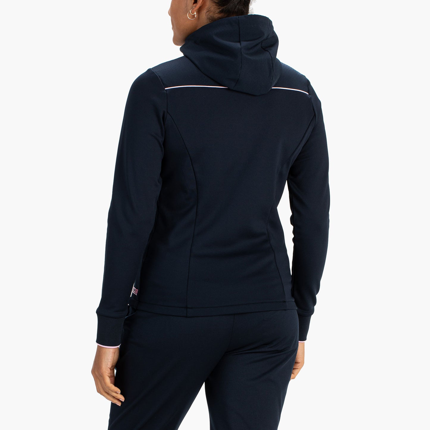 Sjeng Sports Fara Women's Hooded Tennis Jacket Dark Blue (2)