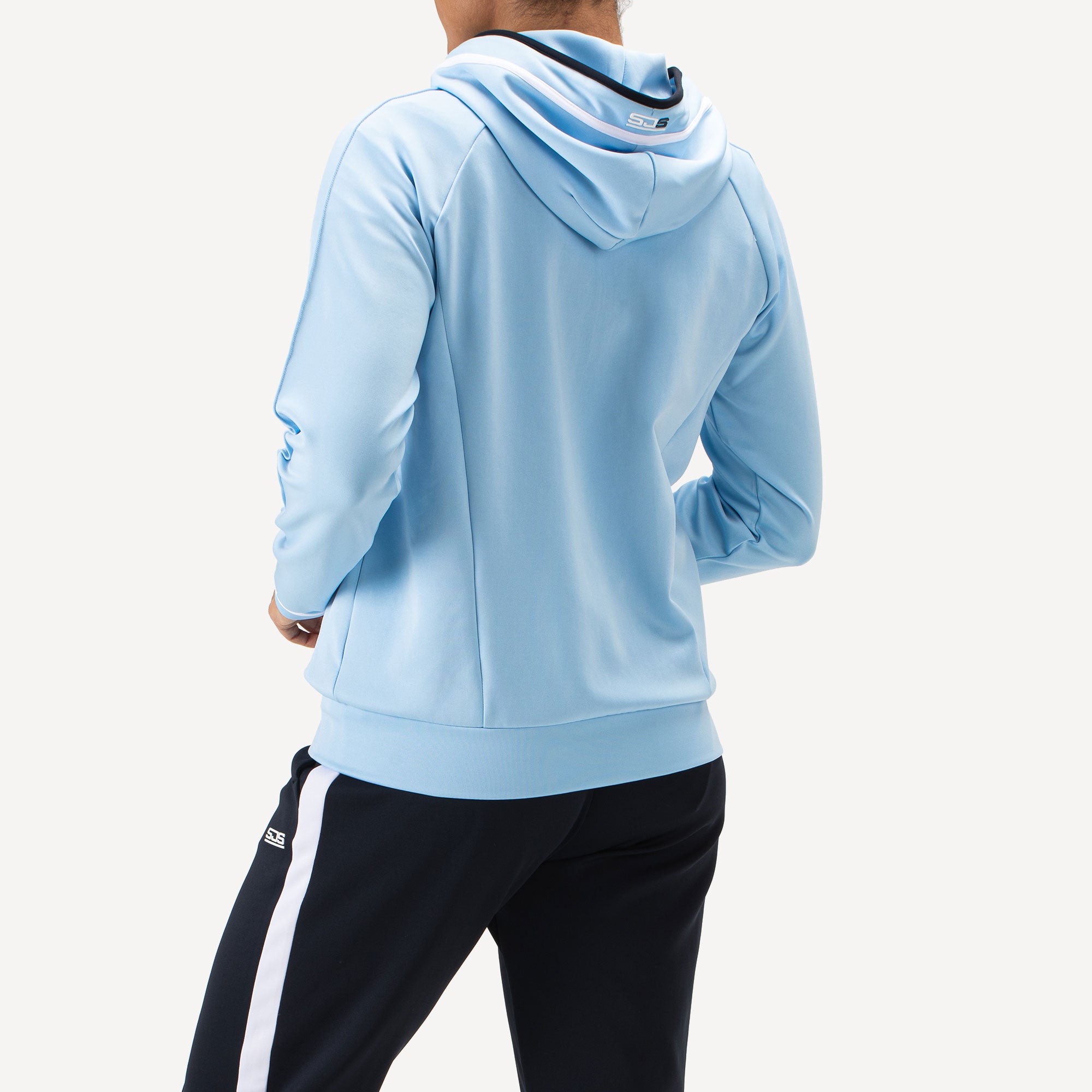 Sjeng Sports Fathia Women's Hooded Tennis Jacket - Blue (2)