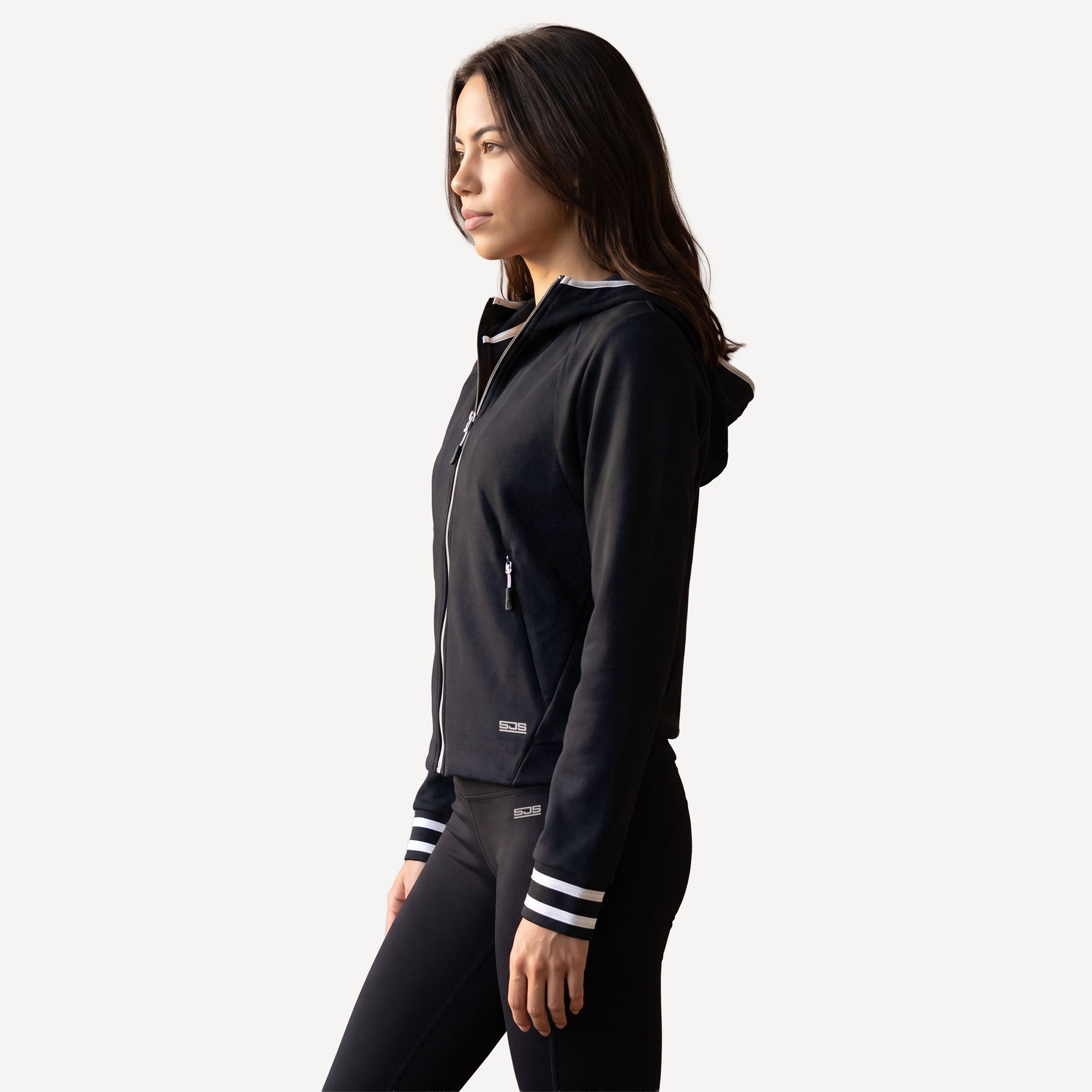 Sjeng Sports Filomena Women's Hooded Tennis Jacket - Dark Blue (4)