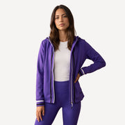Sjeng Sports Filomena Women's Hooded Tennis Jacket - Purple (1)