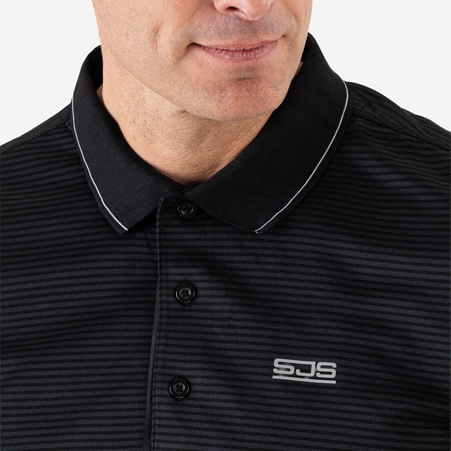 Sjeng Sports Grand Men's Tennis Polo - Black (3)
