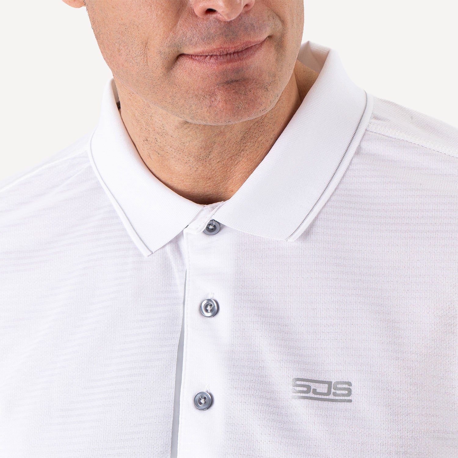 Sjeng Sports Grand Men's Tennis Polo - White (3)