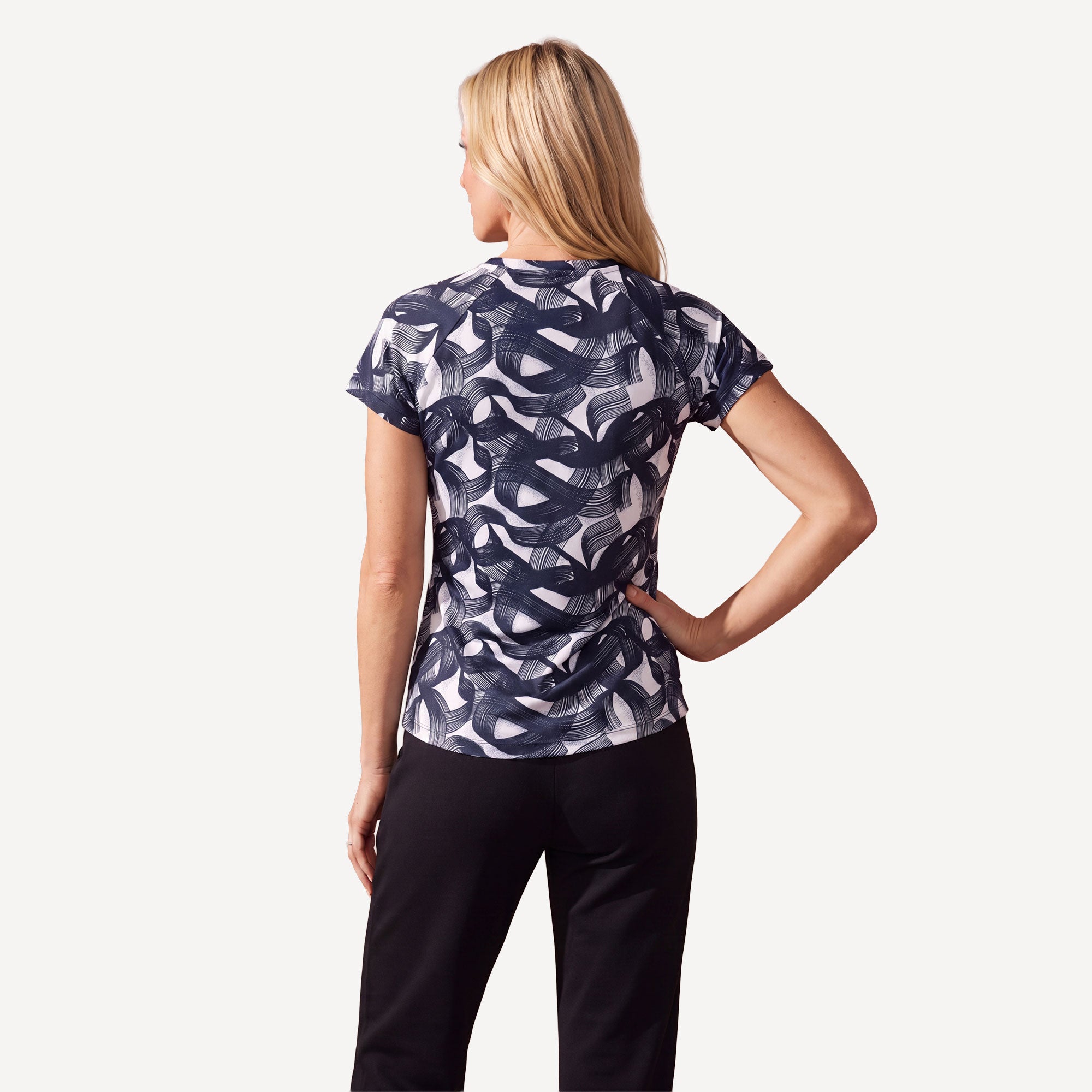 Sjeng Sports Idola Women's Tennis Shirt - Dark Blue (2)