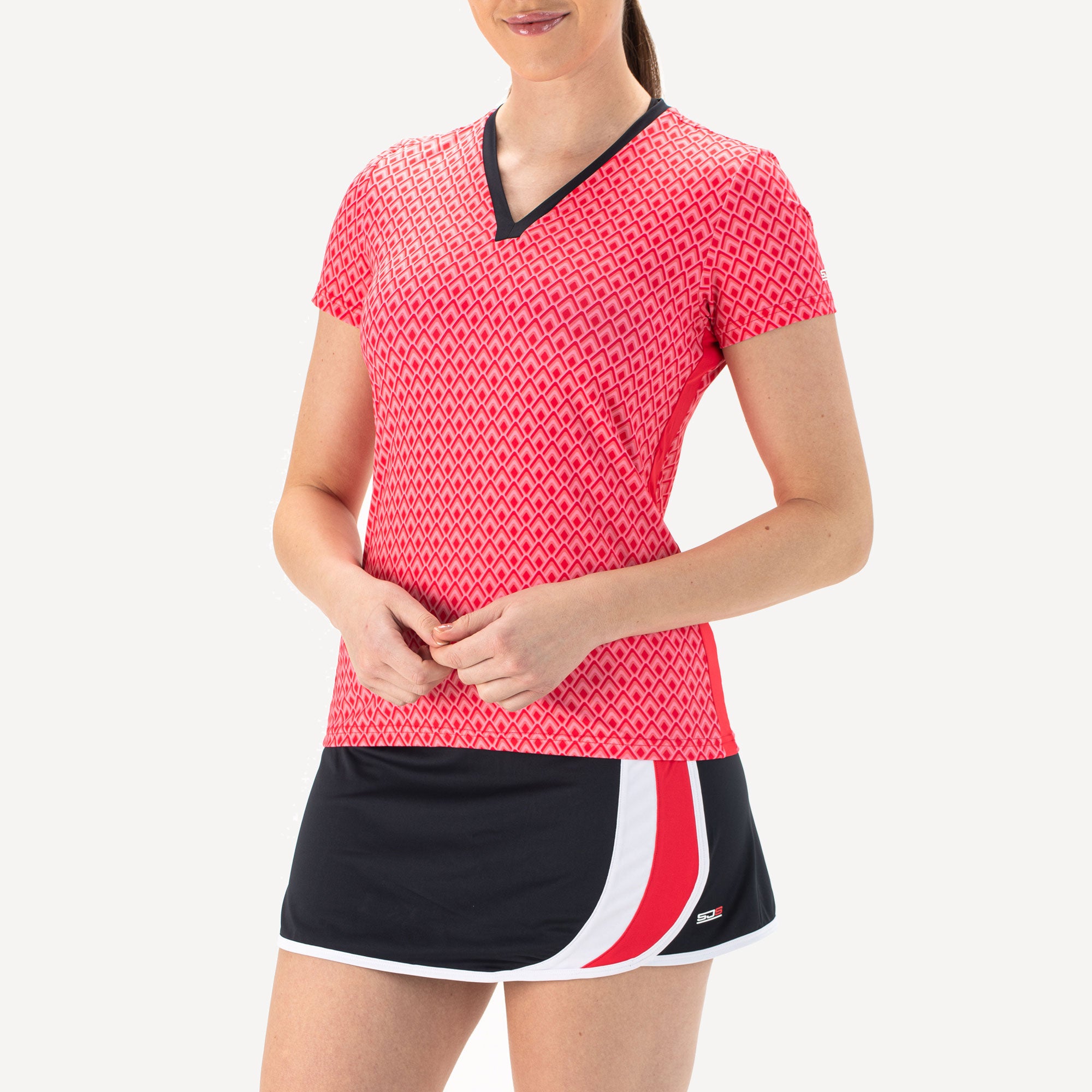 Sjeng Sports Inge Women's Tennis Shirt - Red (1)