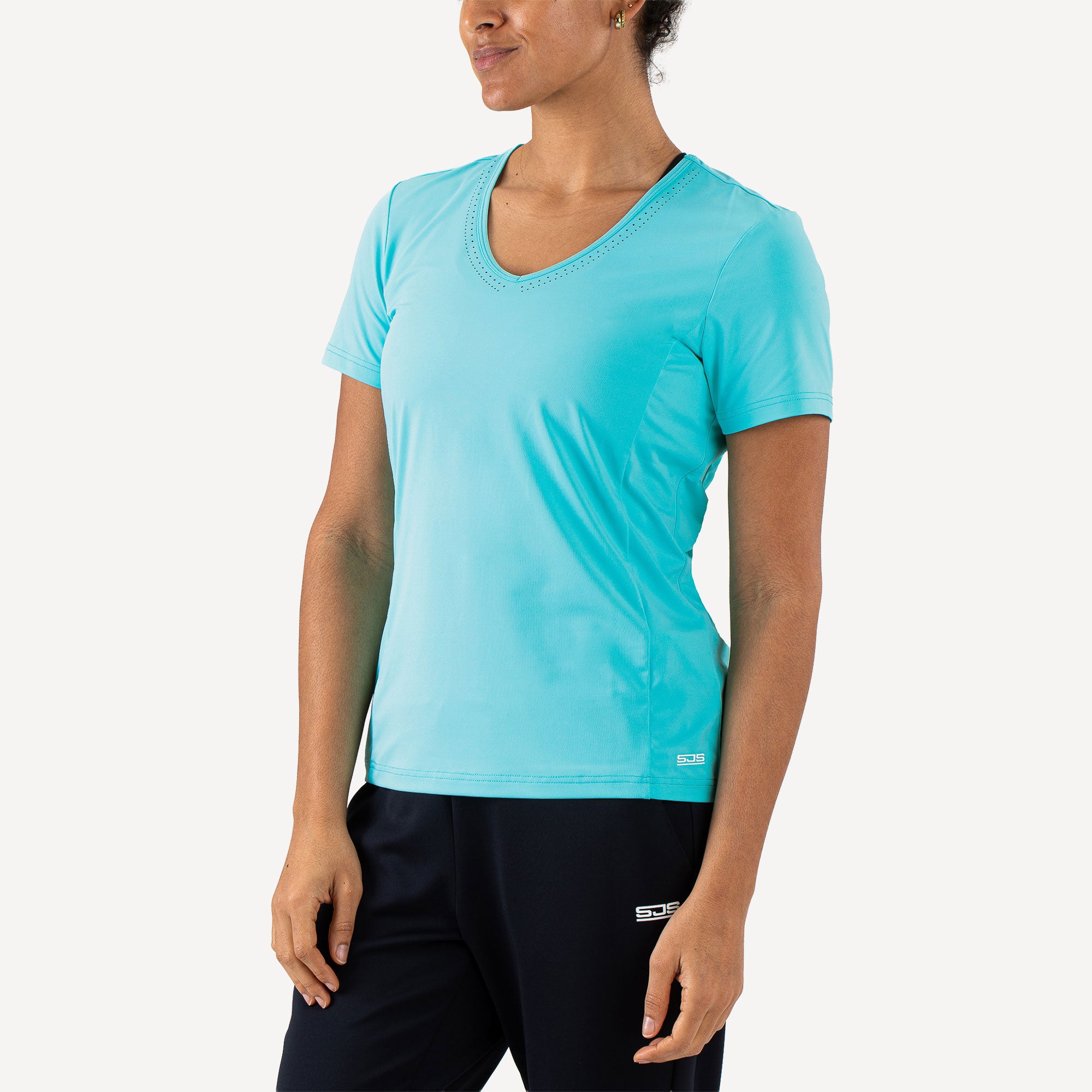 Sjeng Sports Isadee Women's Tennis Shirt - Blue (1)