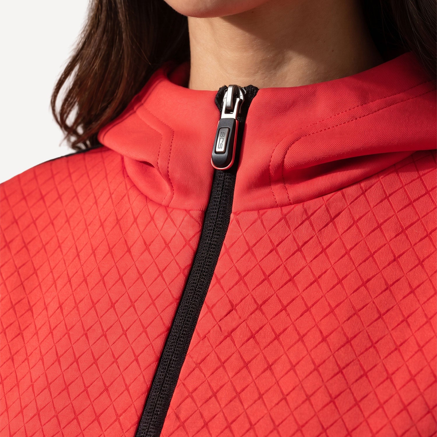 Sjeng Sports Rotonda Women's Hooded Tennis Jacket - Red (5)