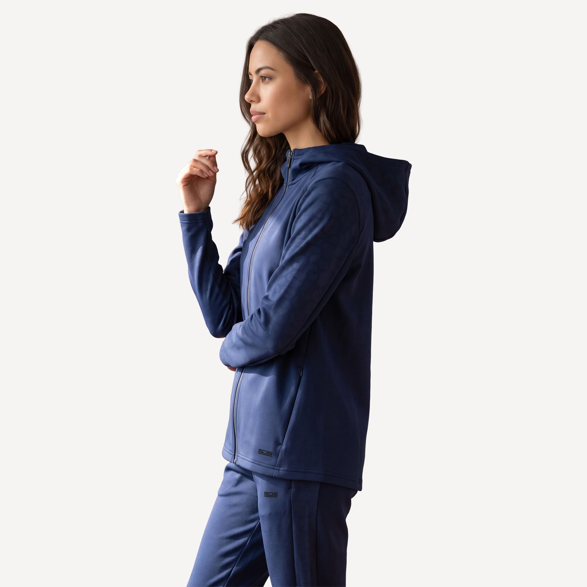 Sjeng Sports Rydelle Women's Hooded Tennis Jacket - Blue (4)