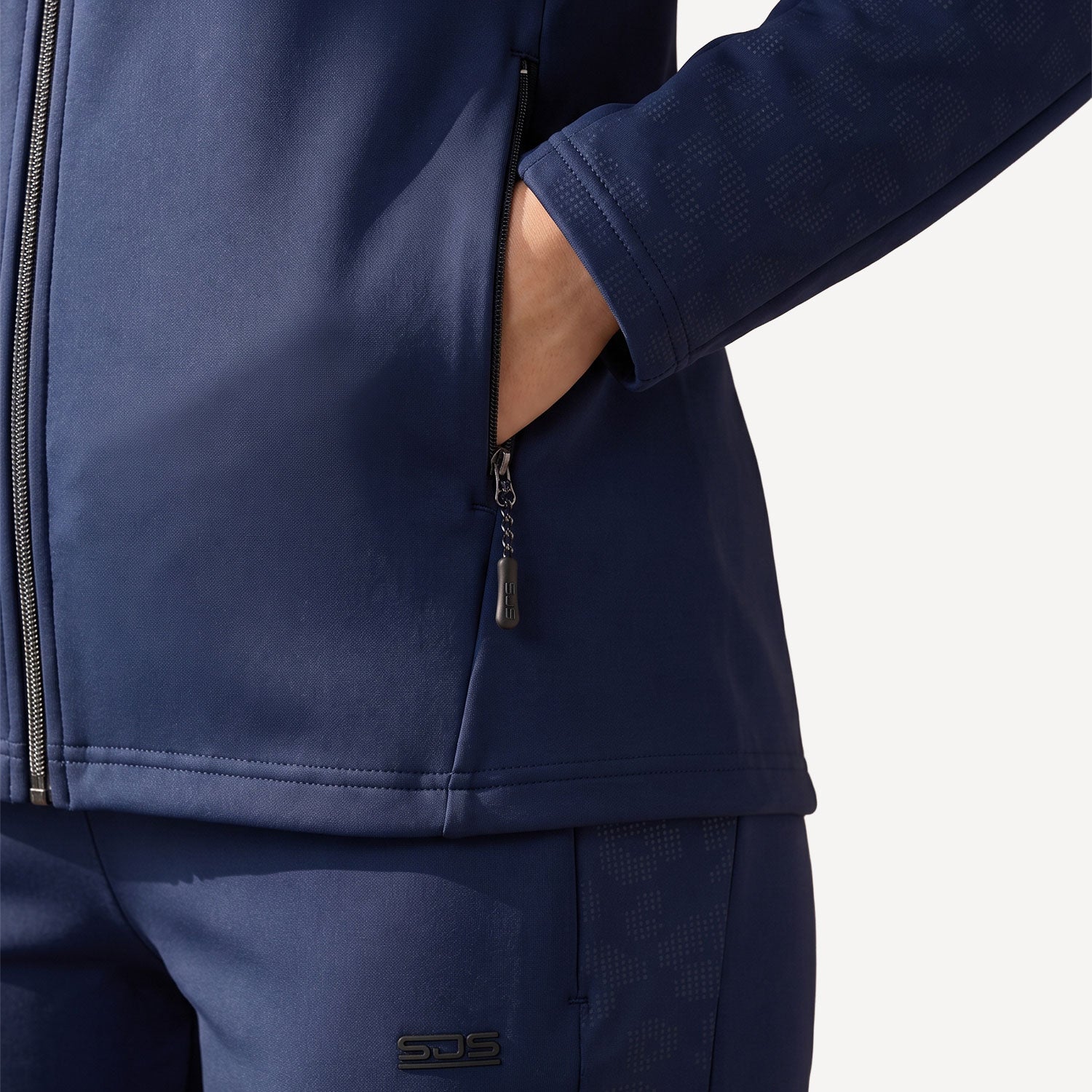 Sjeng Sports Rydelle Women's Hooded Tennis Jacket - Blue (5)