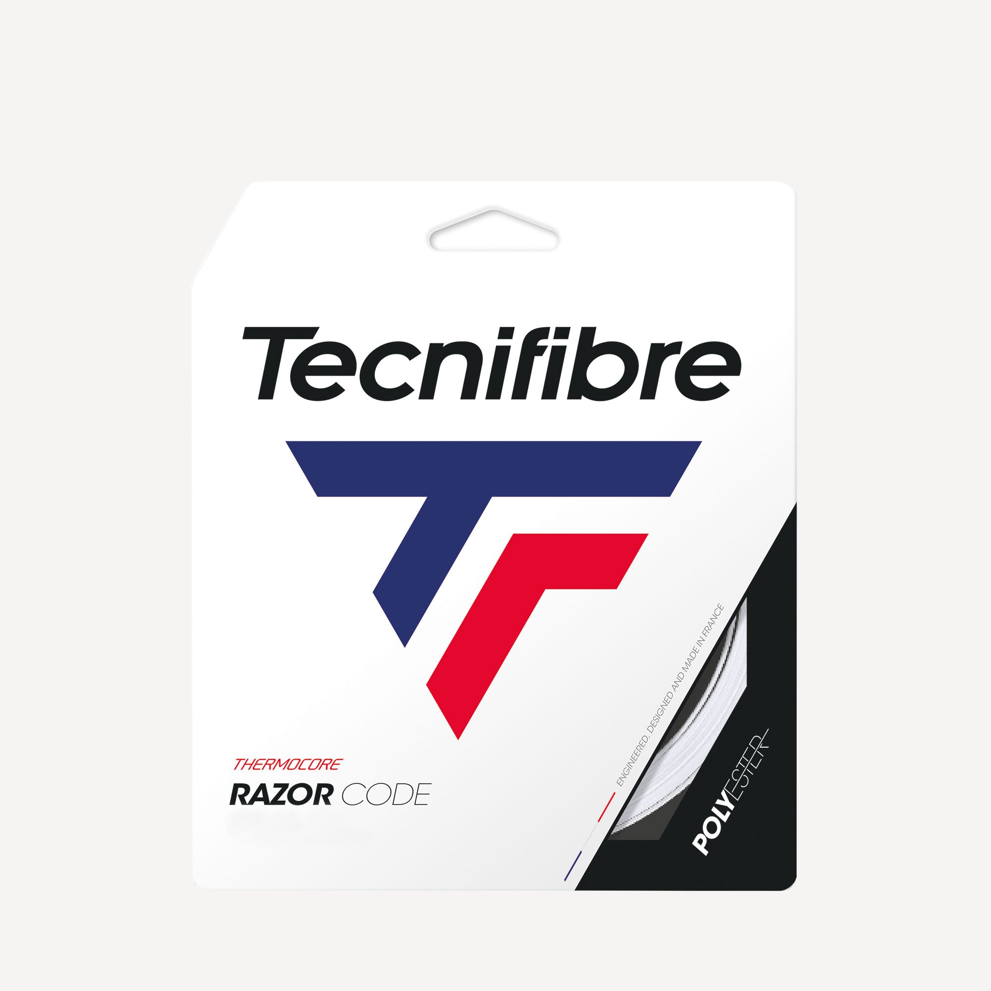 Tecnifibre Razor Code Tennis String Set 12 m - White (1)