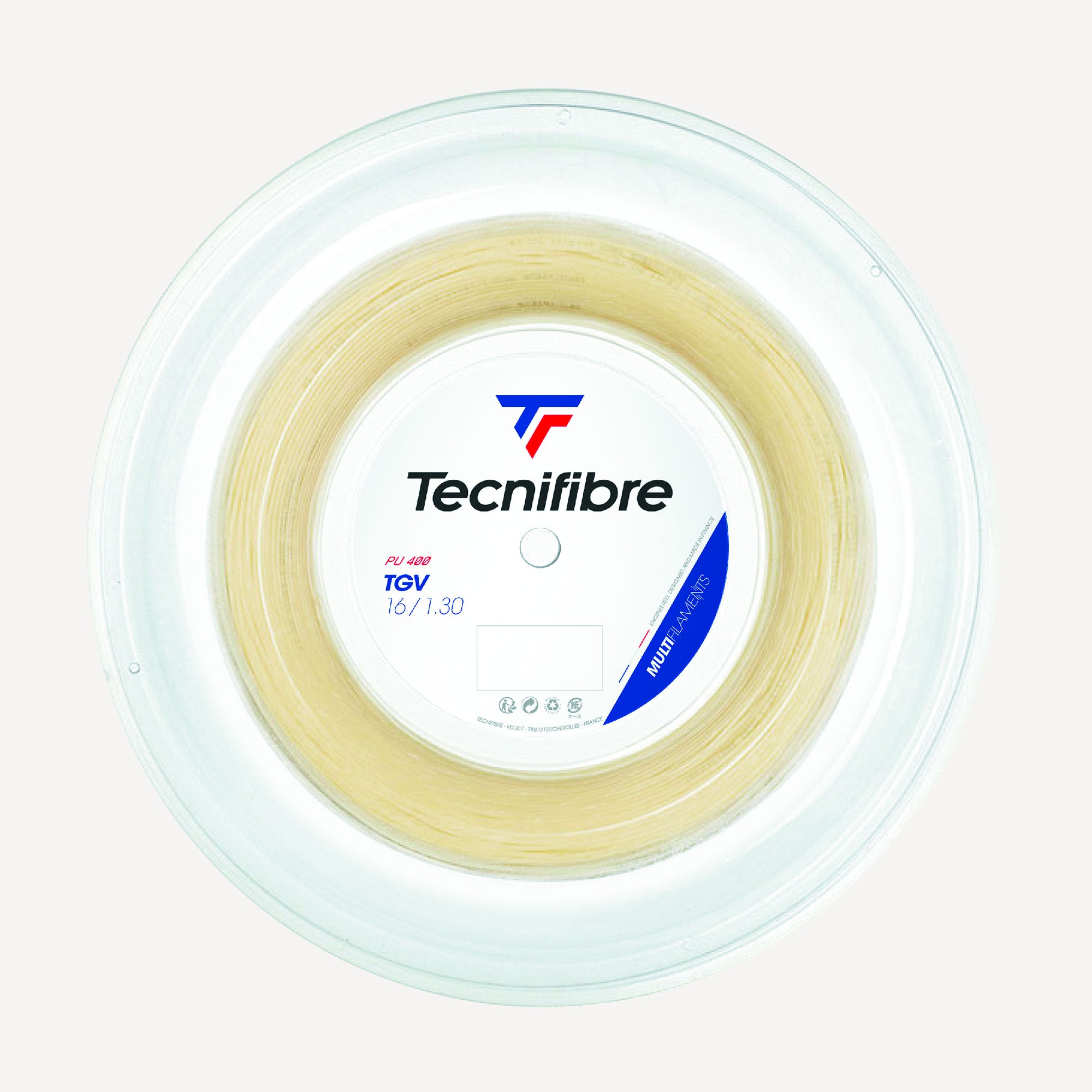 Tecnifibre TGV Tennis String Reel 200 m - Natural (1)
