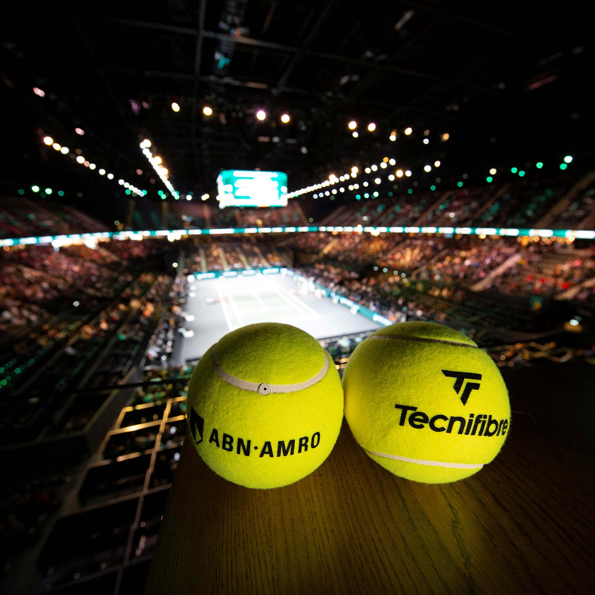 Tecnifibre X-One 4 Tennis Balls Bipack - ABN AMRO WTT Official Ball (2)