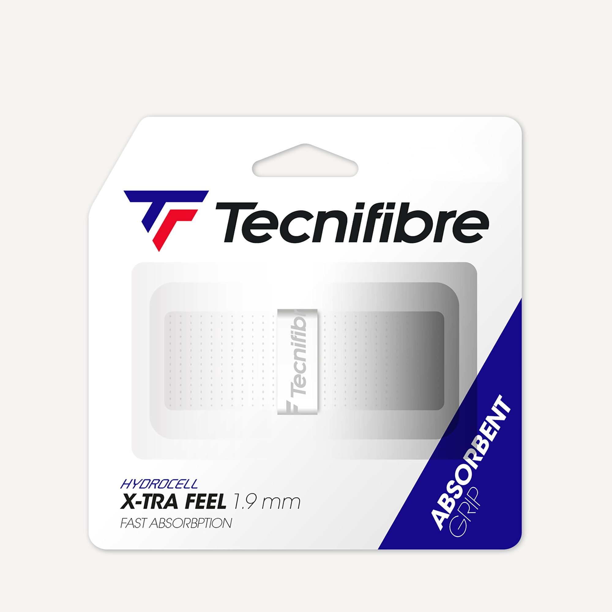 Tecnifibre Xtra Feel Replacement Grip - White (1)
