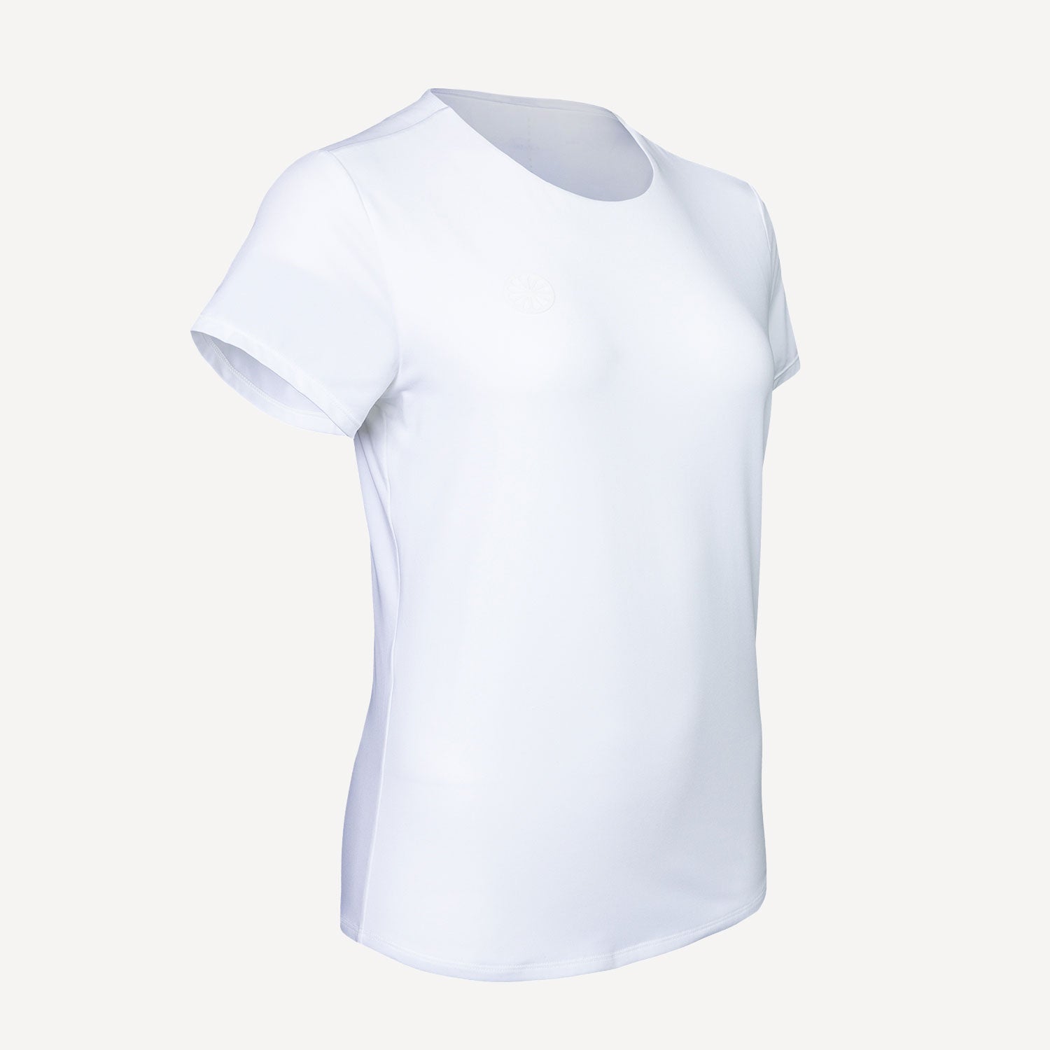 The Indian Maharadja Girls' Round Neck Breeze Tennis Shirt - Bright White (4)