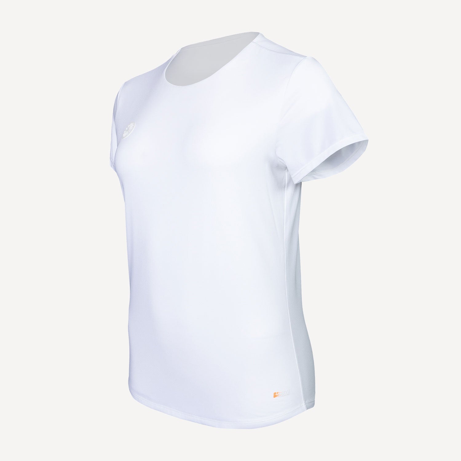 The Indian Maharadja Girls' Round Neck Breeze Tennis Shirt - Bright White (6)