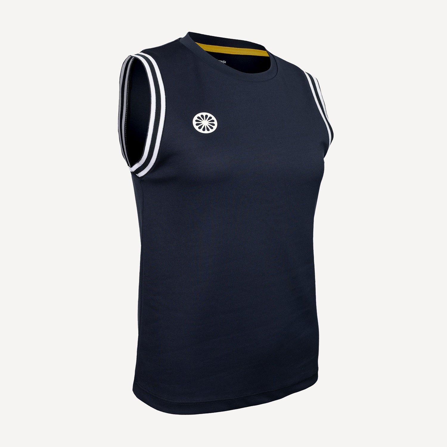 The Indian Maharadja Girls' Sleeveless Pique Tennis Tank - Dark Blue (2)