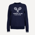 The Indian Maharadja Girls' Tennis Club Sweater - Dark Blue (1)