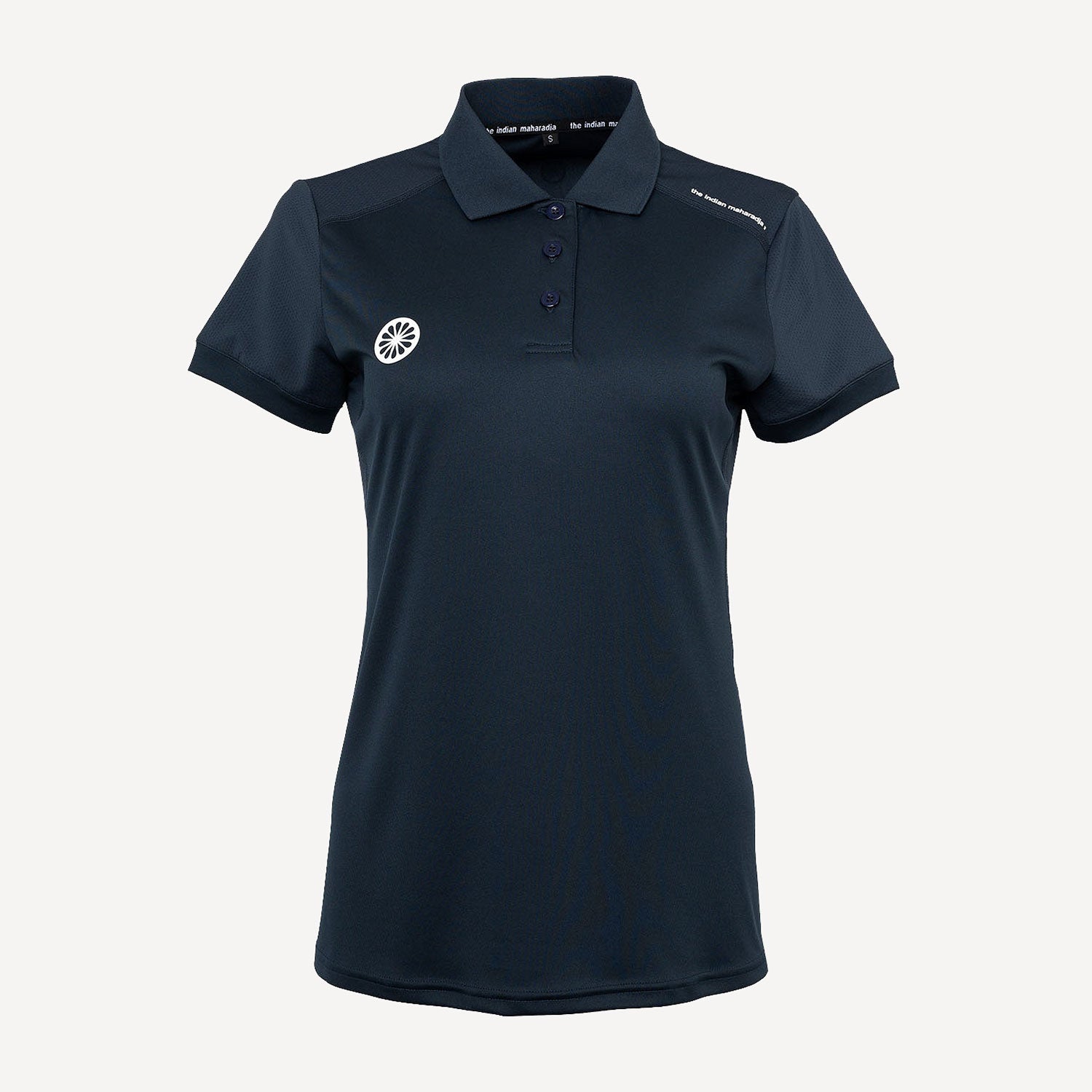 The Indian Maharadja Jaipur Girls' Performance Polo - Dark Blue (1)