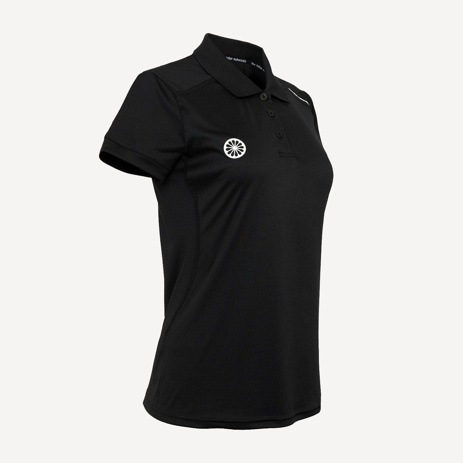 The Indian Maharadja Jaipur Women's Performance Polo - Black (2)