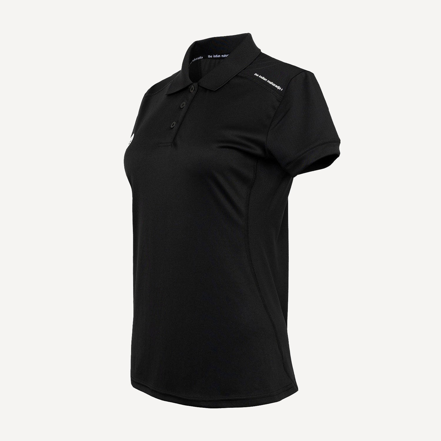The Indian Maharadja Jaipur Women's Performance Polo - Black (4)