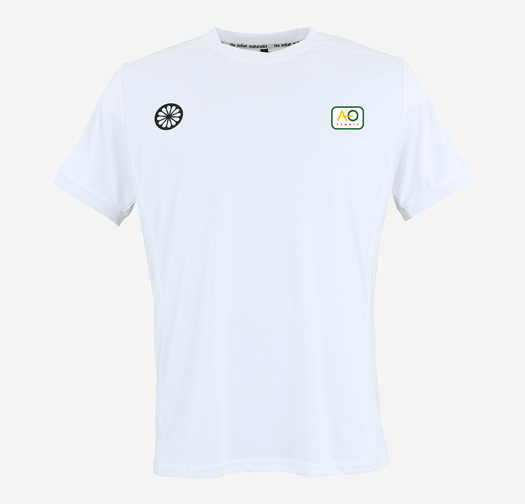 The Indian Maharadja Kadiri Boys' Tennis Shirt - Aeolus Oledo - White (1)