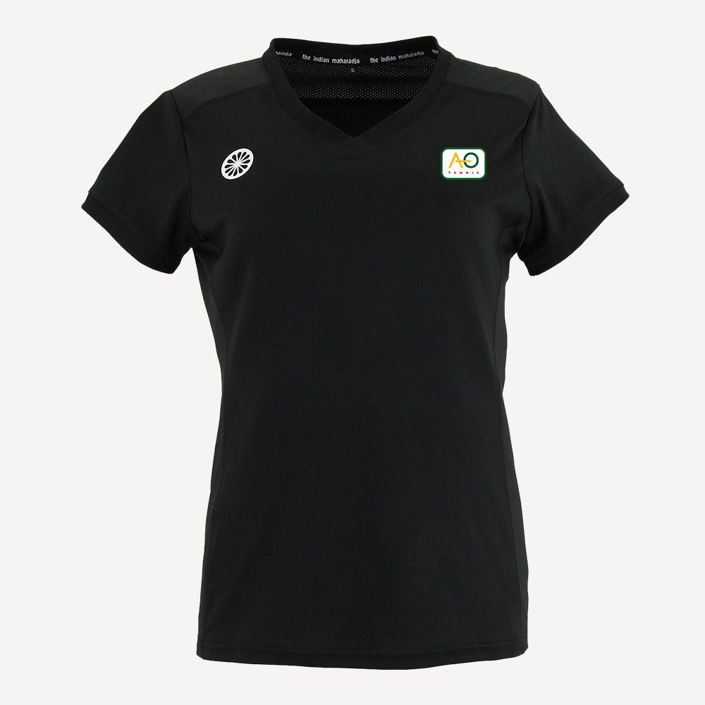 The Indian Maharadja Kadiri Girls' Tennis Shirt - Aeolus Oledo - Black (1)