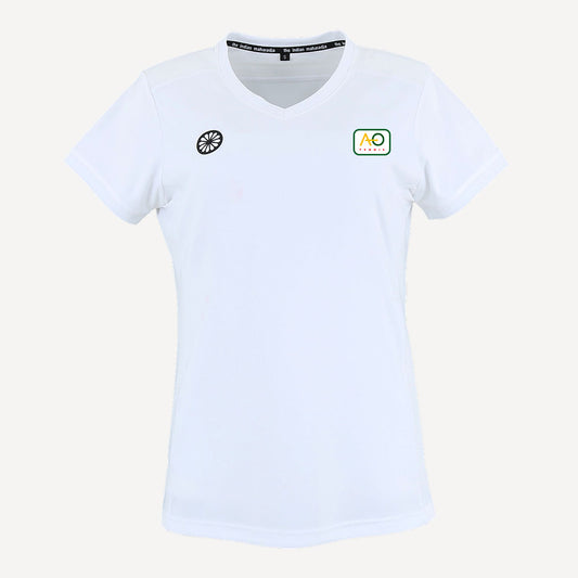 The Indian Maharadja Kadiri Girls' Tennis Shirt - Aeolus Oledo - White (1)