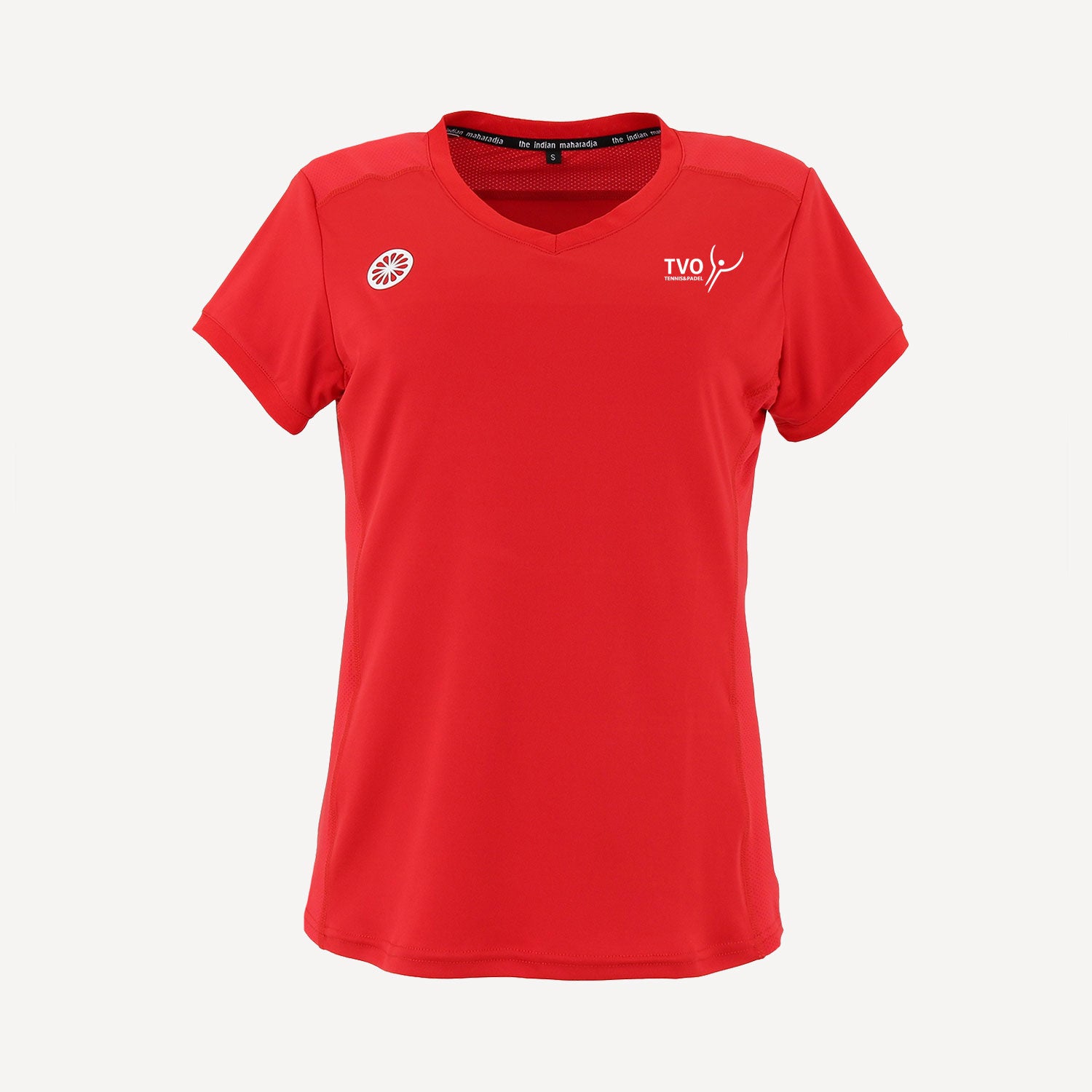 The Indian Maharadja Kadiri Girls' Tennis Shirt - TV Oud-Beijerland - Red (1)