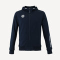 The Indian Maharadja Kadiri Kids' Hooded  Tennis Jacket - Dark Blue (1)