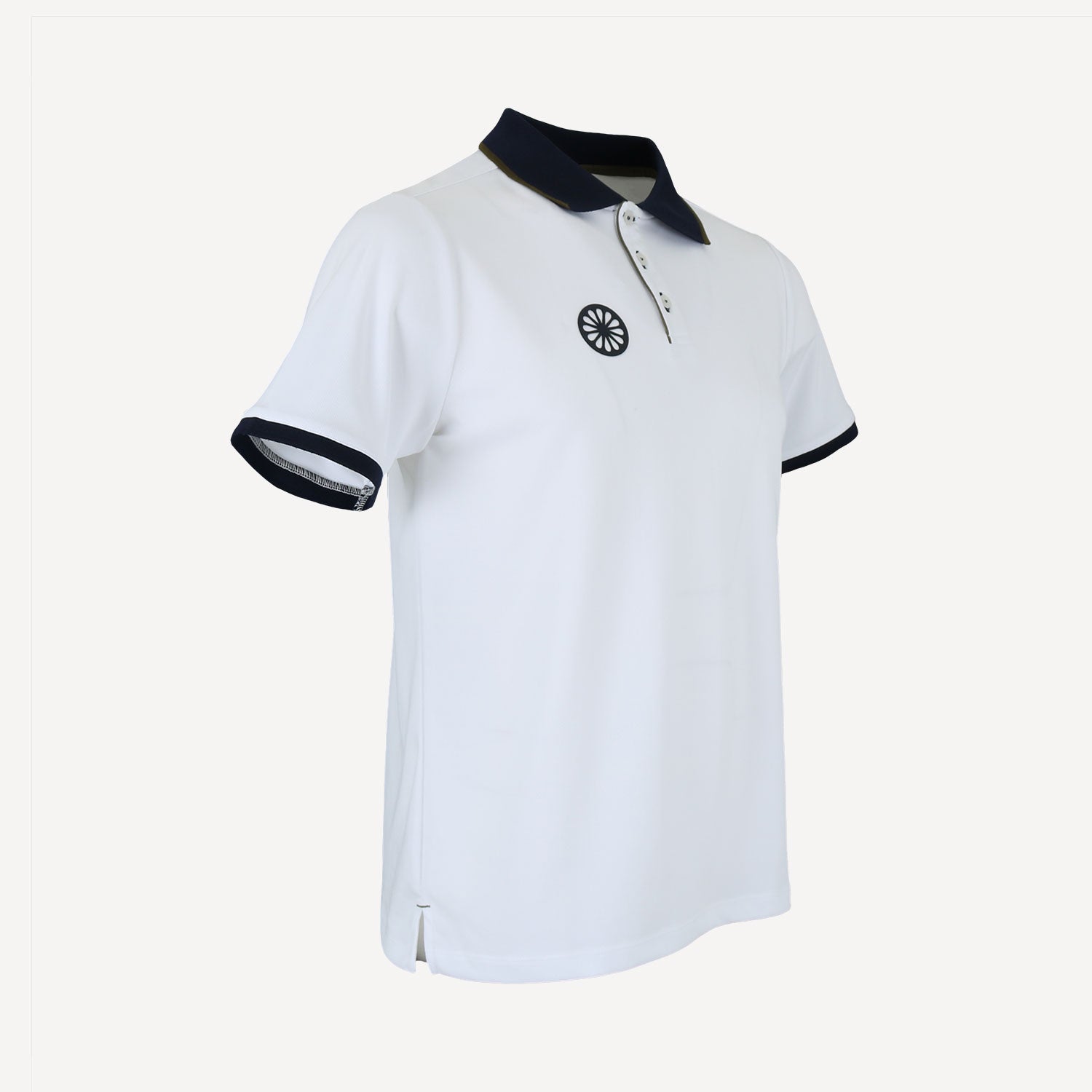 The Indian Maharadja Kadiri Men's Pique Tennis Polo - White (3)