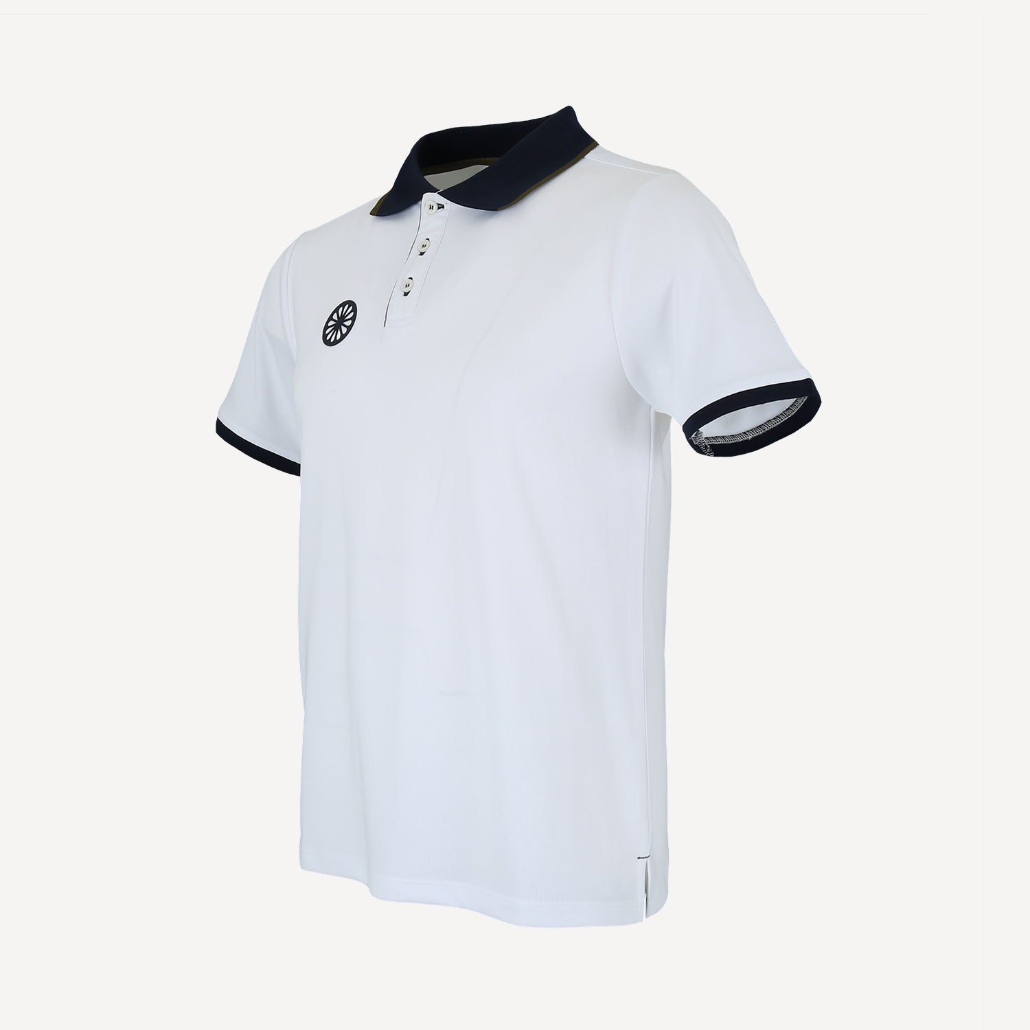 The Indian Maharadja Kadiri Men's Pique Tennis Polo - White (4)