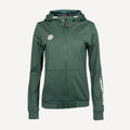 The Indian Maharadja Kadiri Women's Hooded Tennis Jacket - Green (1)