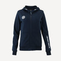 The Indian Maharadja Kadiri Women's Hooded Tennis Jacket - Dark Blue (1)