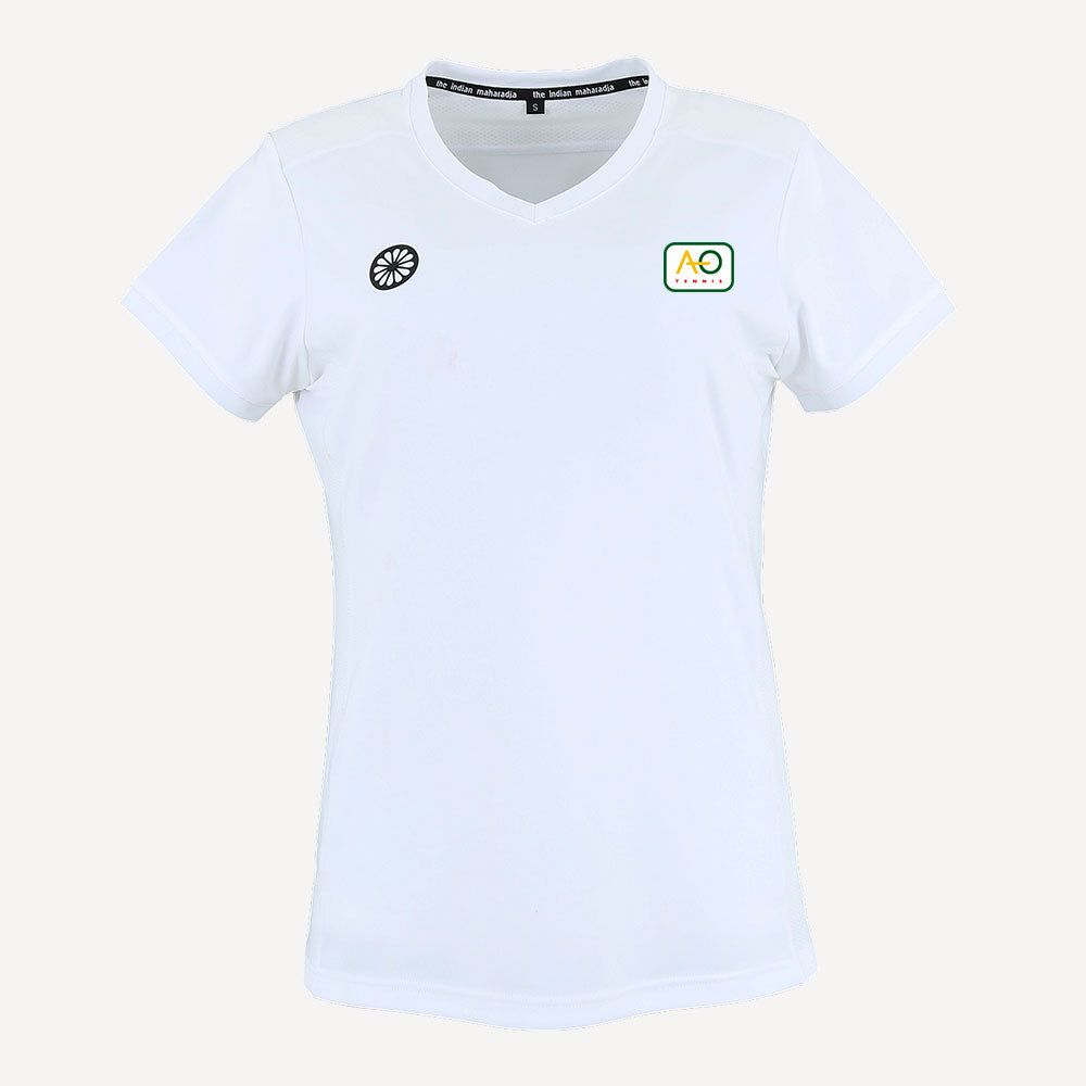 The Indian Maharadja Kadiri Women's Tennis Shirt - Aeolus Oledo - White (1)