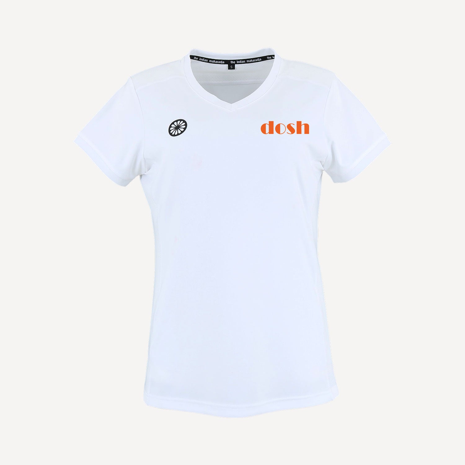 The Indian Maharadja Kadiri Women's Tennis Shirt - LTV Dosh - White (1)