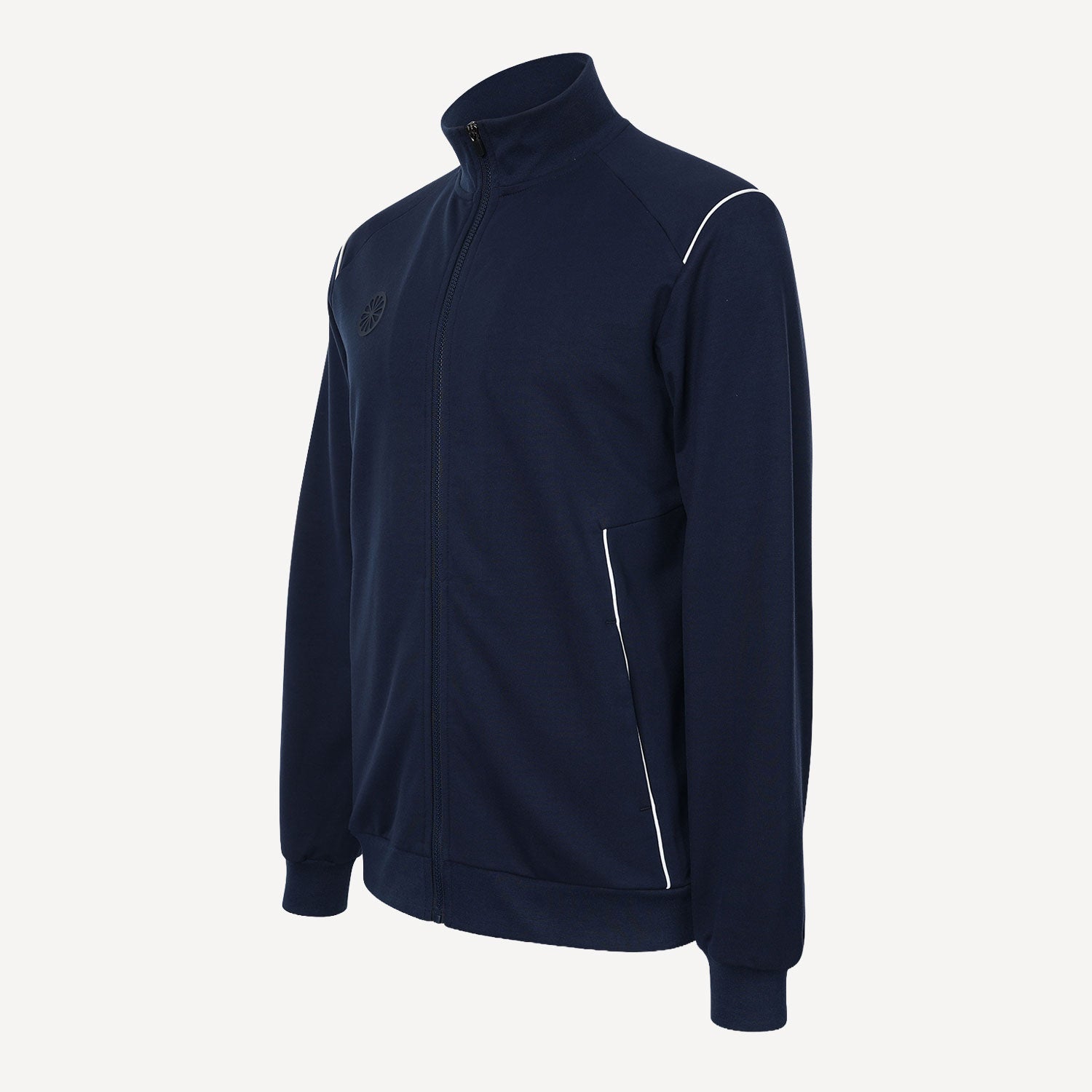 The Indian Maharadja Men's Cotton Tennis Track Jacket - Night Blue (6)
