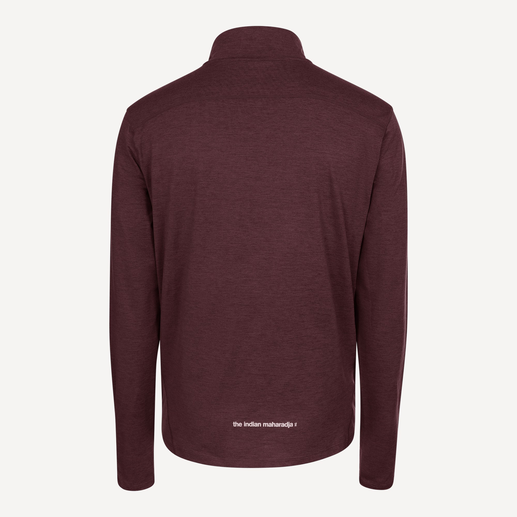 The Indian Maharadja Men's Half-Zip Long-Sleeve Top - Red (3)