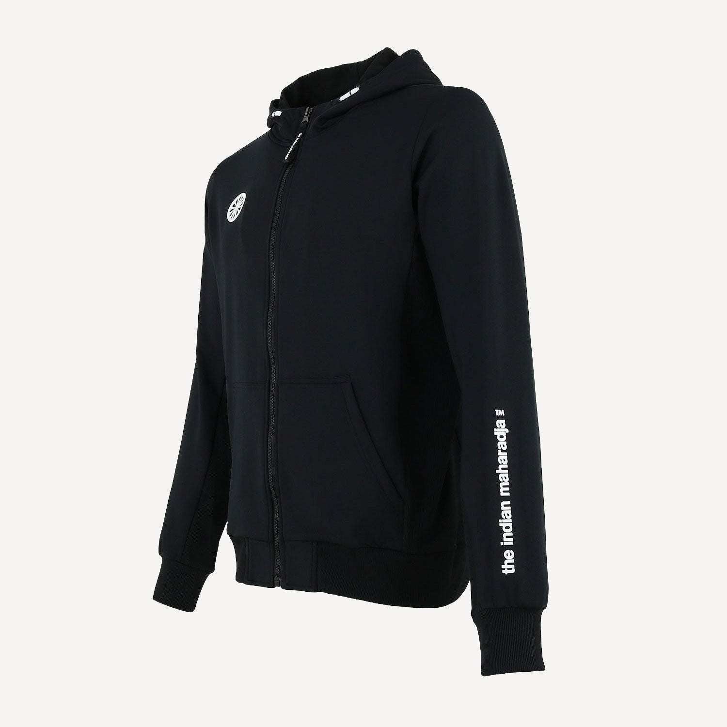 The Indian Maharadja Men's Hooded Tennis Jacket - Black (6)