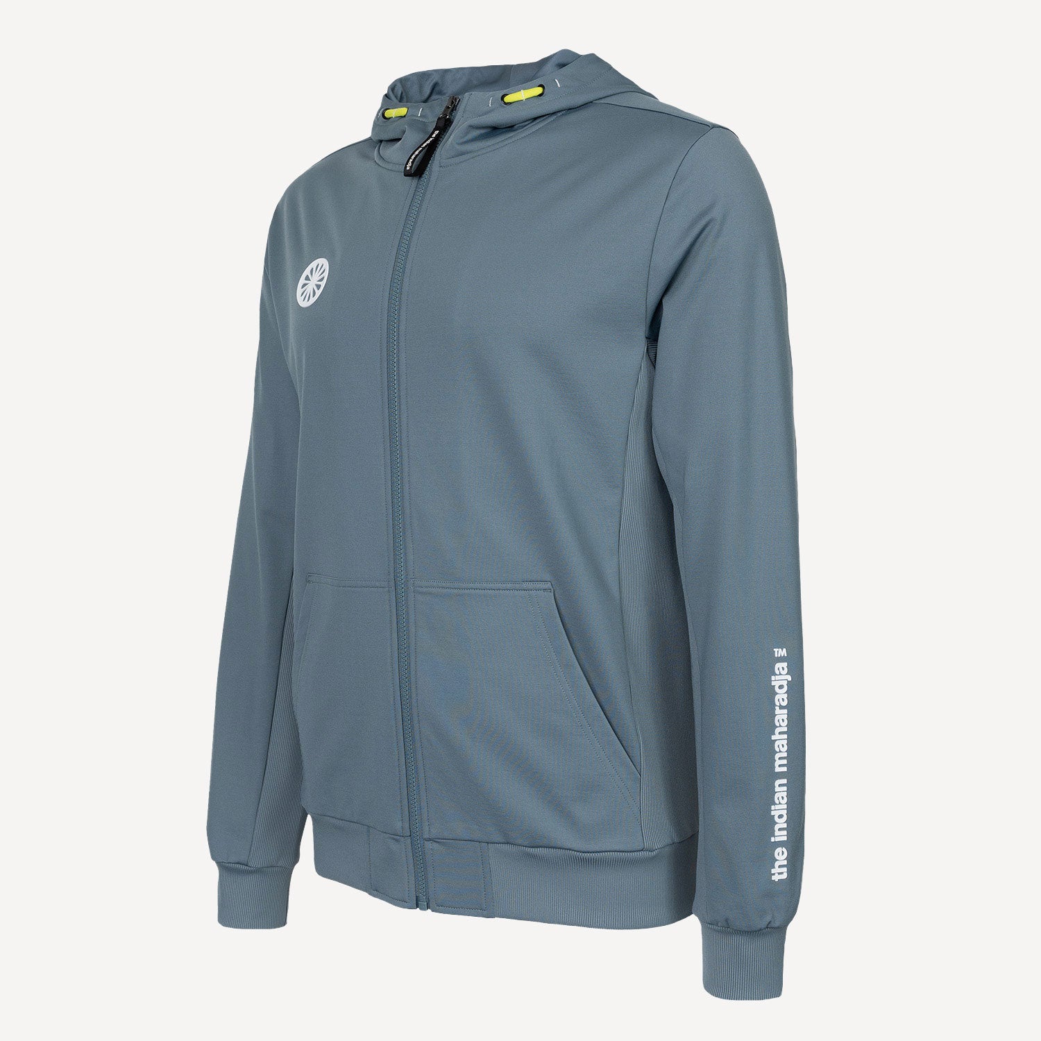 The Indian Maharadja Men's Hooded Tennis Jacket - Misty Grey (6)