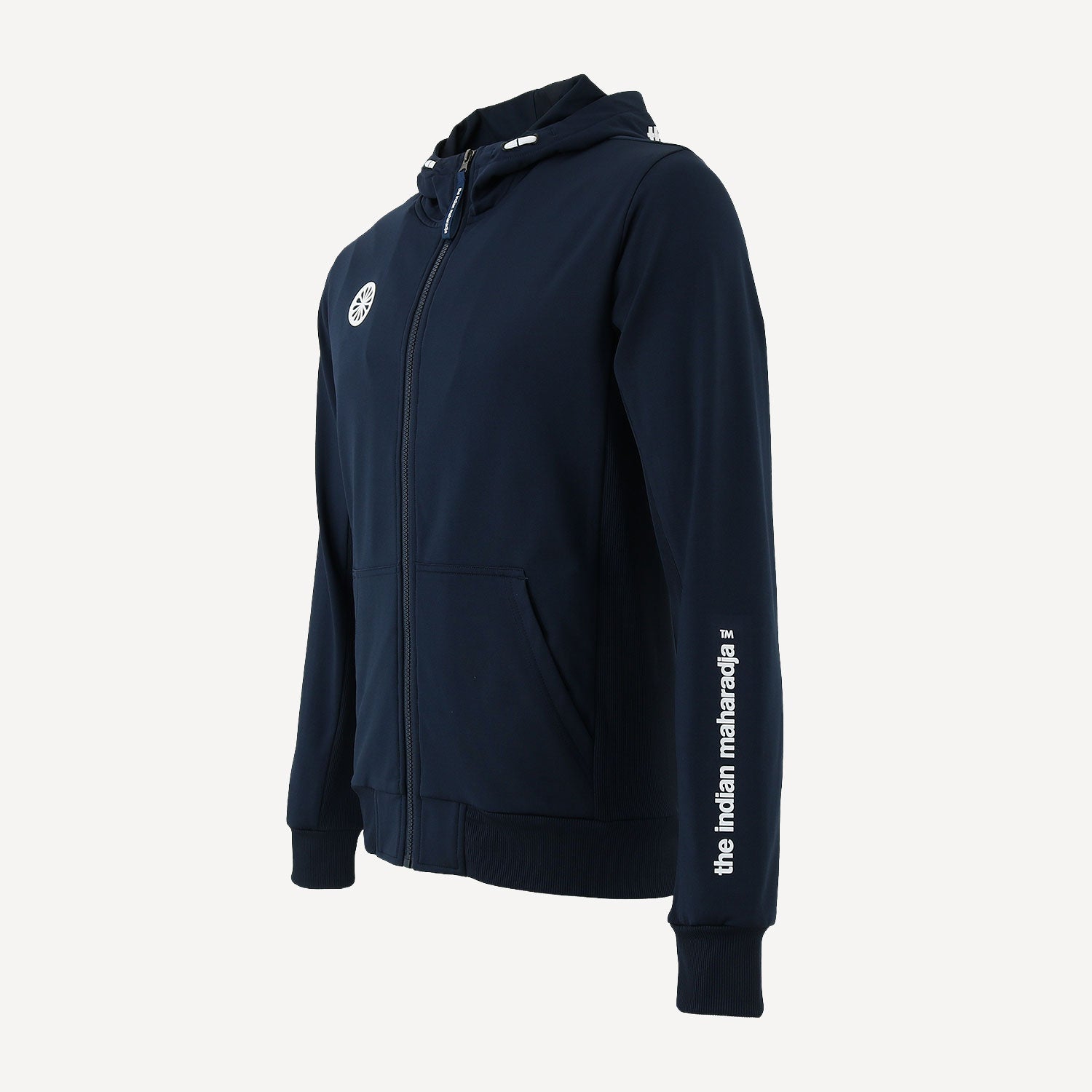 The Indian Maharadja Men's Hooded Tennis Jacket - Navy (6)